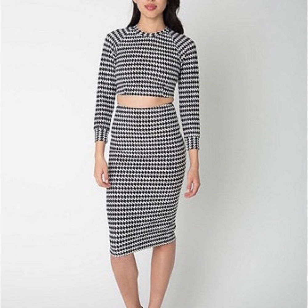 American Apparel Pencil Skirt Suit